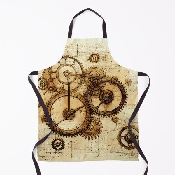 Item preview, Old Gears Drawings and Design on old Manuscript  designed and sold by BrandonArtWorld.