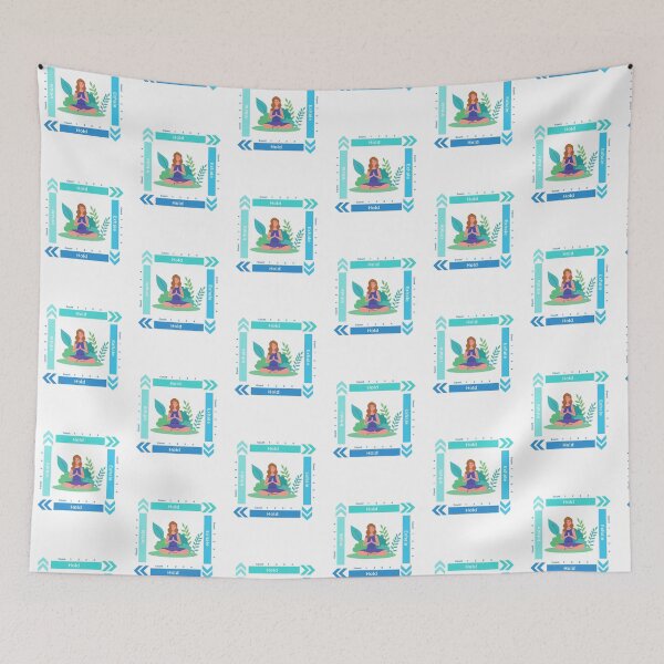 Item preview, Breathing square Blue designed and sold by Stylewhimsy.