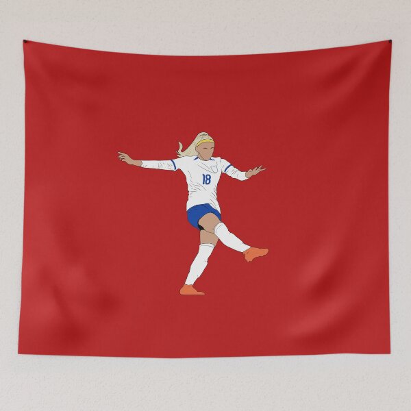 Item preview, Chloe Kelly England Women's Football Minimalist designed and sold by Hevding.