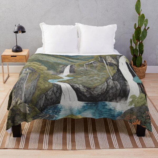 Item preview, Cascade Haven: A Serene Mountain Lake Landscape designed and sold by Ngea.