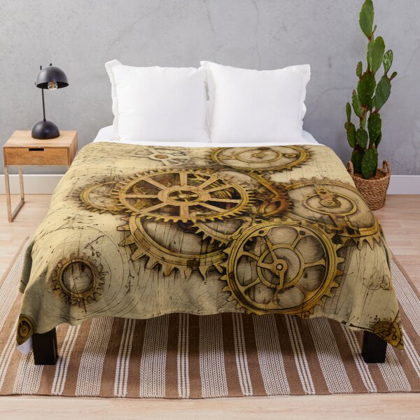Item preview, Old Gears Drawings and Design on old Manuscript  designed and sold by BrandonArtWorld.