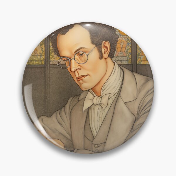 Item preview, Franz Schubert musician designed and sold by ComicsFactory.