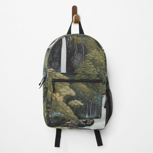 Item preview, Nature's Cascade: A Scenic Waterfall and Serene Lake designed and sold by Ngea.