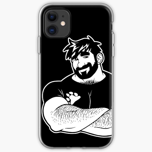 ADAM LIKES CROSSING ARMS - LINEART iPhone Soft Case