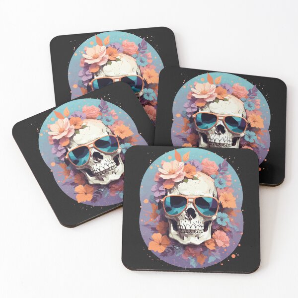 Item preview, Flower Skull 2 designed and sold by Zeus-Prime.