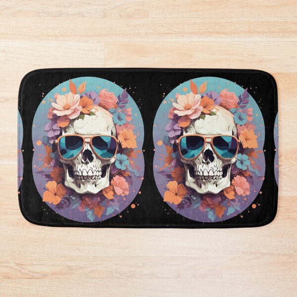 Item preview, Flower Skull 2 designed and sold by Zeus-Prime.