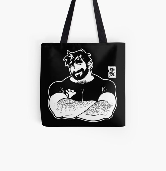 ADAM LIKES CROSSING ARMS - LINEART All Over Print Tote Bag