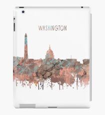 Washington, Washington skyline, Washington D.C., watercolor Washington iPad Case/Skin