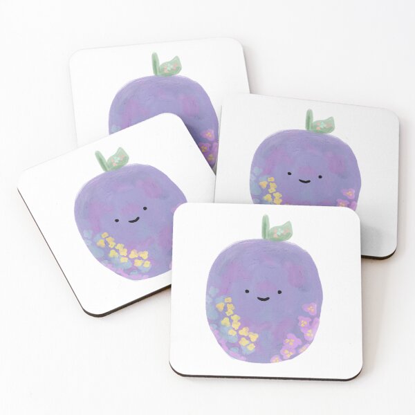Item preview, Cute floral plum designed and sold by tinasartspace.