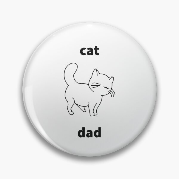 Item preview, cat dad  designed and sold by ChattyTorbie.