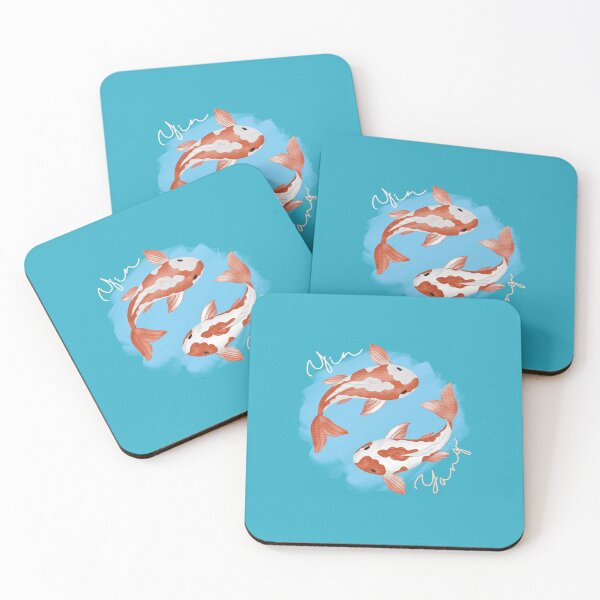 Item preview, Copper Crayola Uranian Blue Watercolor Koi Lover Fish Design Photo designed and sold by Featheryy.