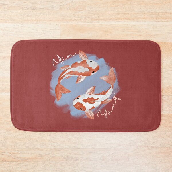 Item preview, Copper Crayola Uranian Blue Watercolor Koi Lover Fish Design Photo designed and sold by Featheryy.