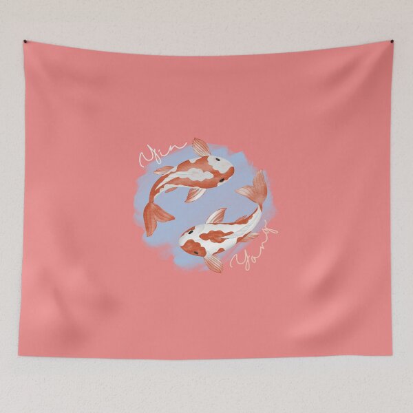 Item preview, Copper Crayola Uranian Blue Watercolor Koi Lover Fish Design Photo designed and sold by Featheryy.
