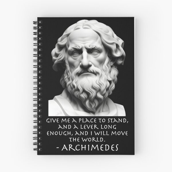 Item preview, Archimedes Lever Quote designed and sold by ChefTonyArt.