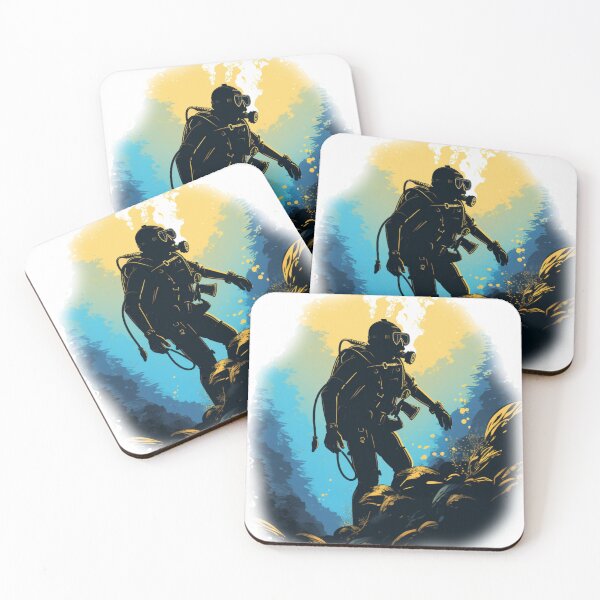 Item preview, Beneath the Waves - Exploring the Depths as a Scuba Diver designed and sold by Brownpants.
