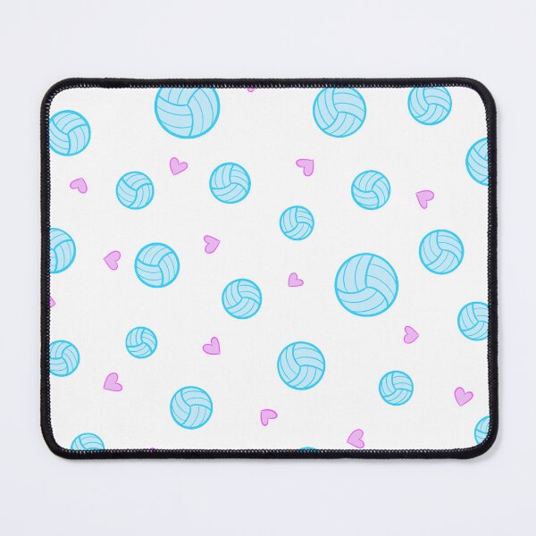 Item preview, Volleyball and Hearts Pattern designed and sold by Dannie's Gallery.