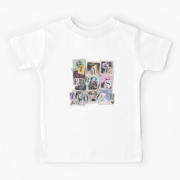 Taylor Swift Kid's T-Shirt - The Eras Tour, Merch Gift for Her Fan Art White / L