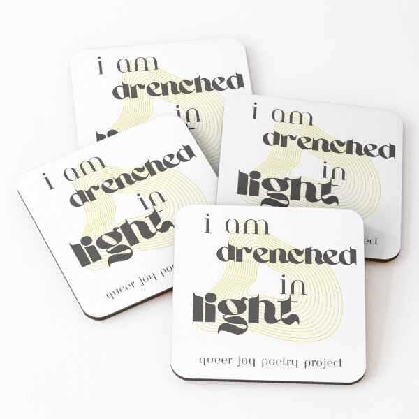 Item preview, Drenched in Light designed and sold by The Queer Joy Poetry Project.