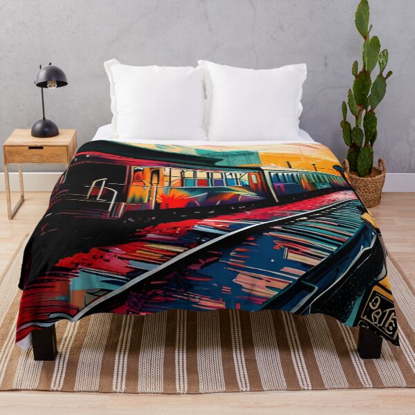 Item preview, Train Station at Sunset designed and sold by CJMarchese.