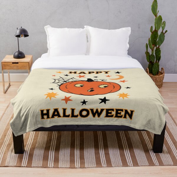 Item preview, Vintage Feliz Halloween Arte Popular Retro Jack O Lantern Calabaza designed and sold by PUFFYP.