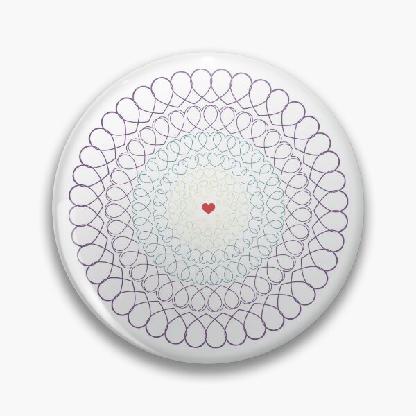 Item preview, Rainbow Radial Hearts designed and sold by bayharper.