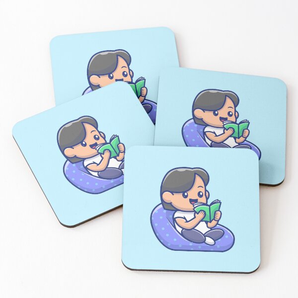Item preview, Cozy Escape: Cute Woman Reading Book on Sofa designed and sold by hjian8219.