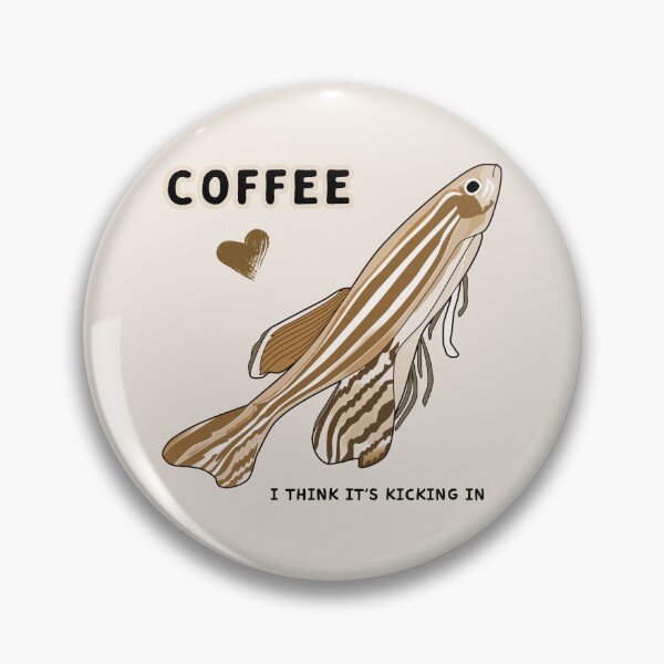 Item preview, Coffee Zebra Zebrafish Fish  designed and sold by ViewerEqualsPhoton.