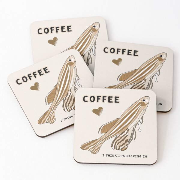 Item preview, Coffee Zebra Zebrafish Fish  designed and sold by ViewerEqualsPhoton.