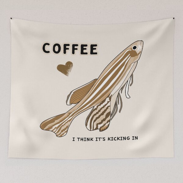 Item preview, Coffee Zebra Zebrafish Fish  designed and sold by ViewerEqualsPhoton.