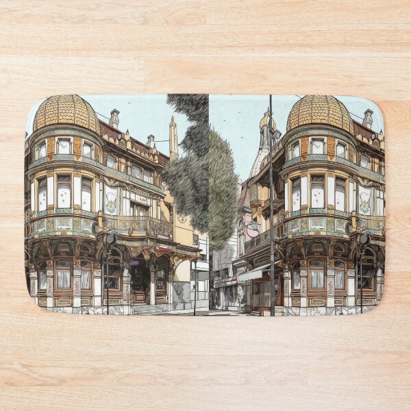Item preview, Fresno city drawing designed and sold by ComicsFactory.