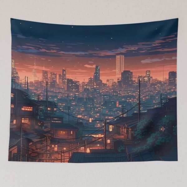 Item preview, City Sunrise Landscape Scenery designed and sold by TheFullFantasy.