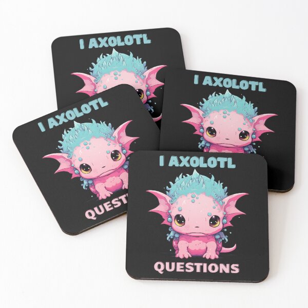 Item preview, I Axolotl Questions Cute Axolotl Kawaii designed and sold by ArtFromBeyond.