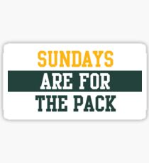 Sundays are for the Pack Sticker
