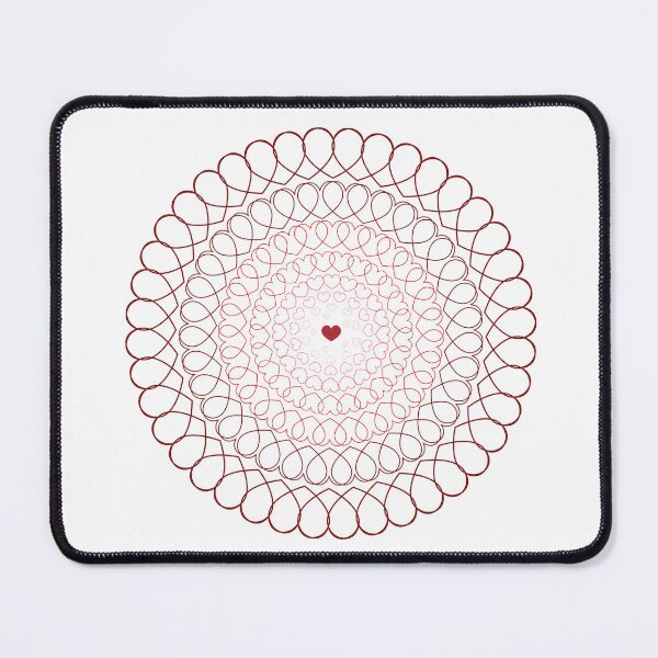Item preview, Red Radial Hearts designed and sold by bayharper.