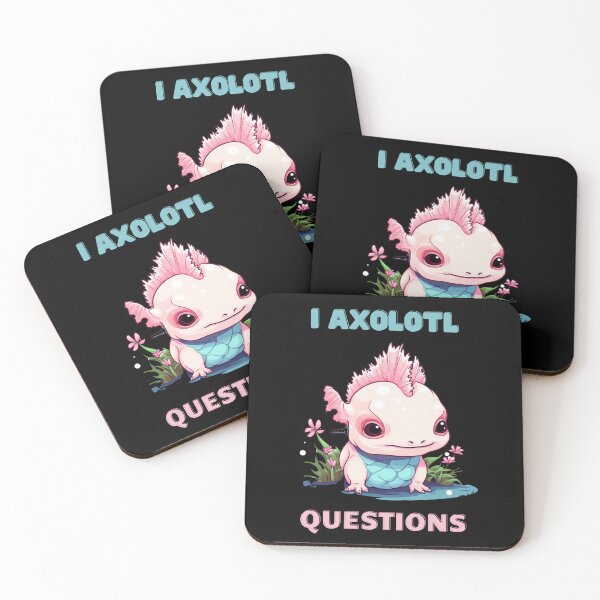 Item preview, I Axolotl Questions Cute Axolotl Kawaii designed and sold by ArtFromBeyond.