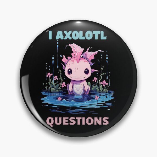 Item preview,  Axolotl Questions Cute Axolotl Kawaii designed and sold by ArtFromBeyond.