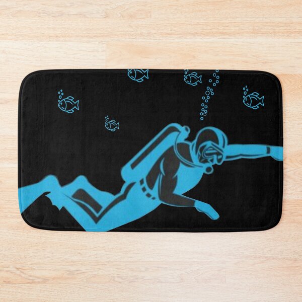 Item preview, Underwater Harmony - Scuba Diver's Dance with the Fish designed and sold by Brownpants.