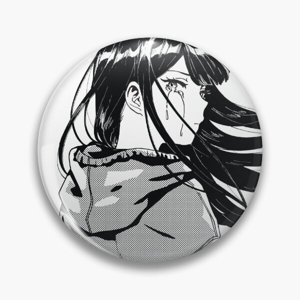Artikelvorschau, Trauriges Anime-Mädchen mit weinenden Augen, Shojo-Manga-Druck entworfen und verkauft von ShopAnimebae.