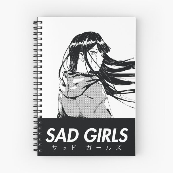 Artikelvorschau, Trauriges Anime-Mädchen mit weinenden Augen, Shojo-Manga-Druck entworfen und verkauft von ShopAnimebae.