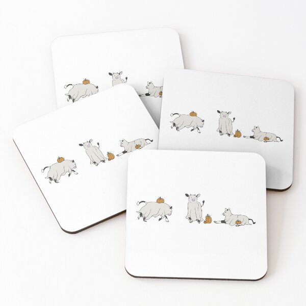 Item preview, Spooky Calves | Halloween | Livestock | Ghosts | Cattle | Dairy | Cute designed and sold by mwinter2205.