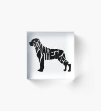 Rottweiler Love Acrylic Block