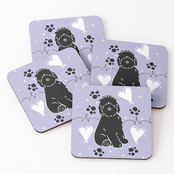 Item preview, LOVE Black Sheepadoodle Puppy  designed and sold by Lulupainting.