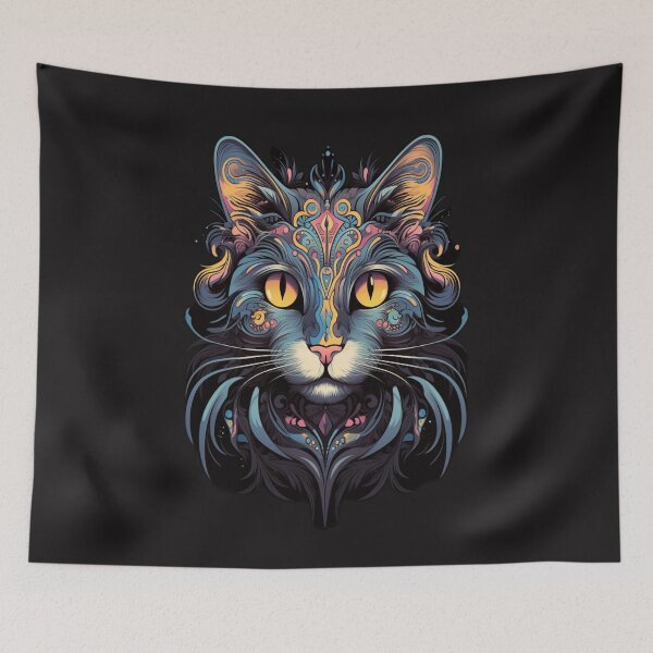 Item preview, Cosmic cat designed and sold by dcwildfinds.