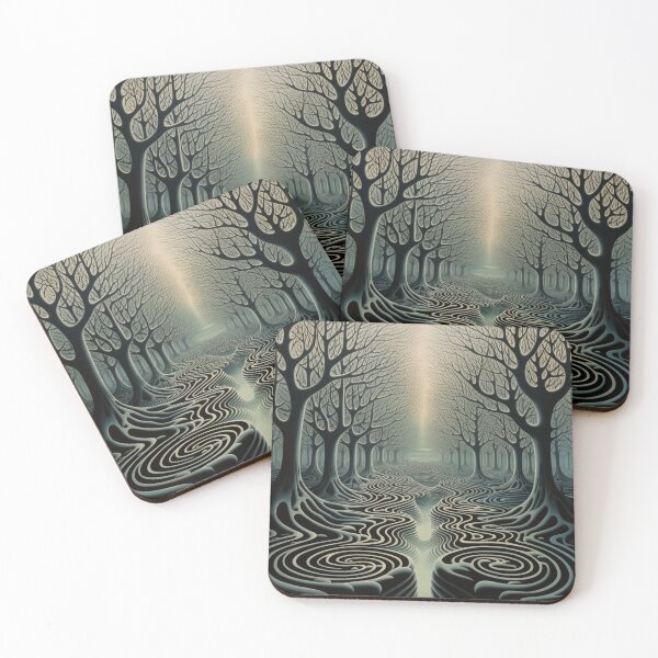Item preview, Illusionary Trees - Whispers of Fantasy in Nature's Embrace designed and sold by Brownpants.