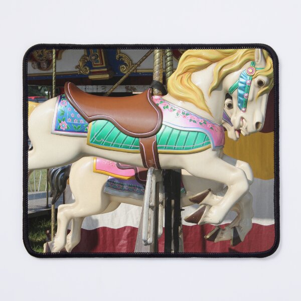 Item preview, Yellow and Green Carousel Horse designed and sold by kaylanaiad.