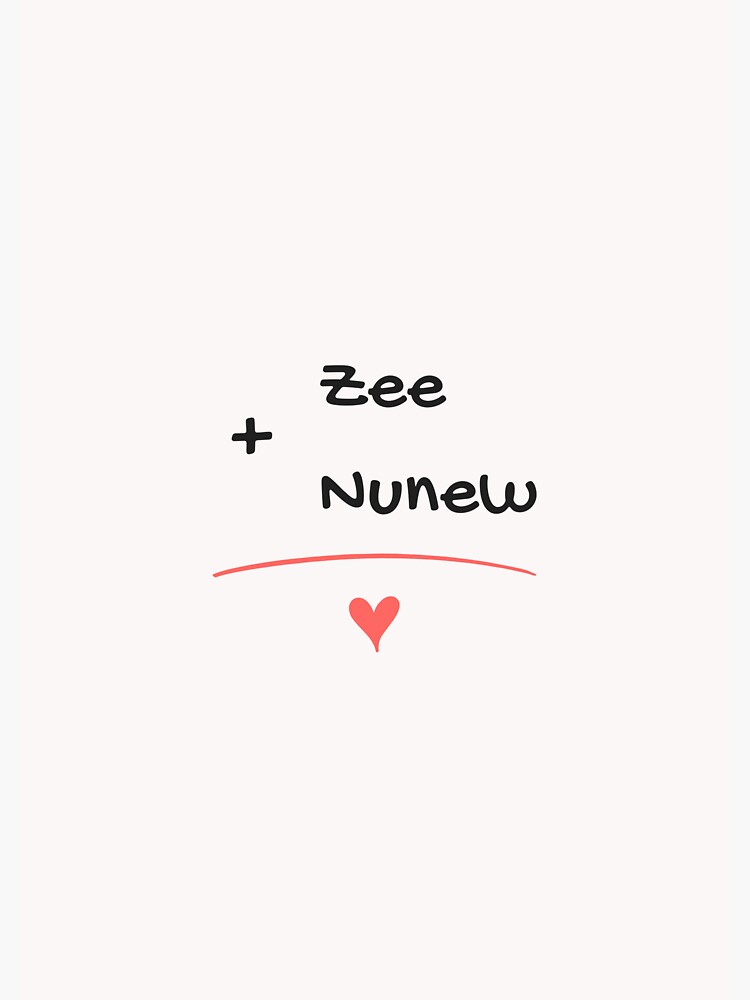 ZeeNunew Cutie Pie After Sundown Thai | Sticker