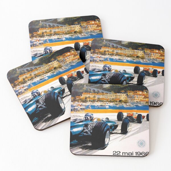 Item preview, MONACO GRAND PRIX Vintage 1966 Auto Racing designed and sold by colliertamm.