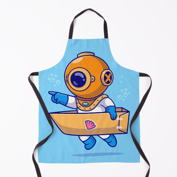 Item preview, Cardboard Ocean: Cute Diver's Playful Adventure designed and sold by hjian8219.
