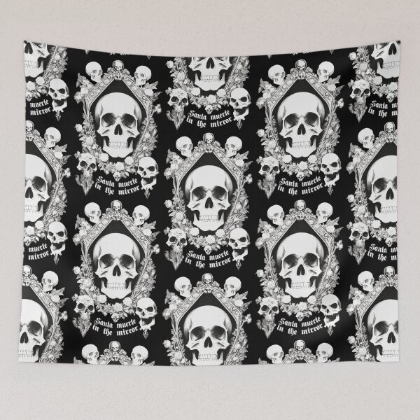 Item preview, Santa Muerte In The Mirror - Typo designed and sold by SimonSay.