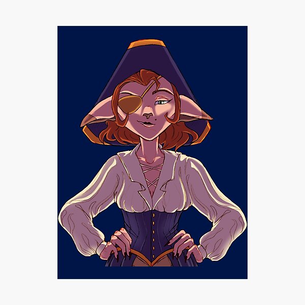 Item preview, Captain Amelia Pirate designed and sold by ronhalle.